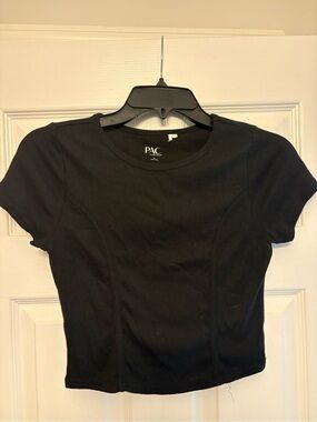 Pacsun black crop top